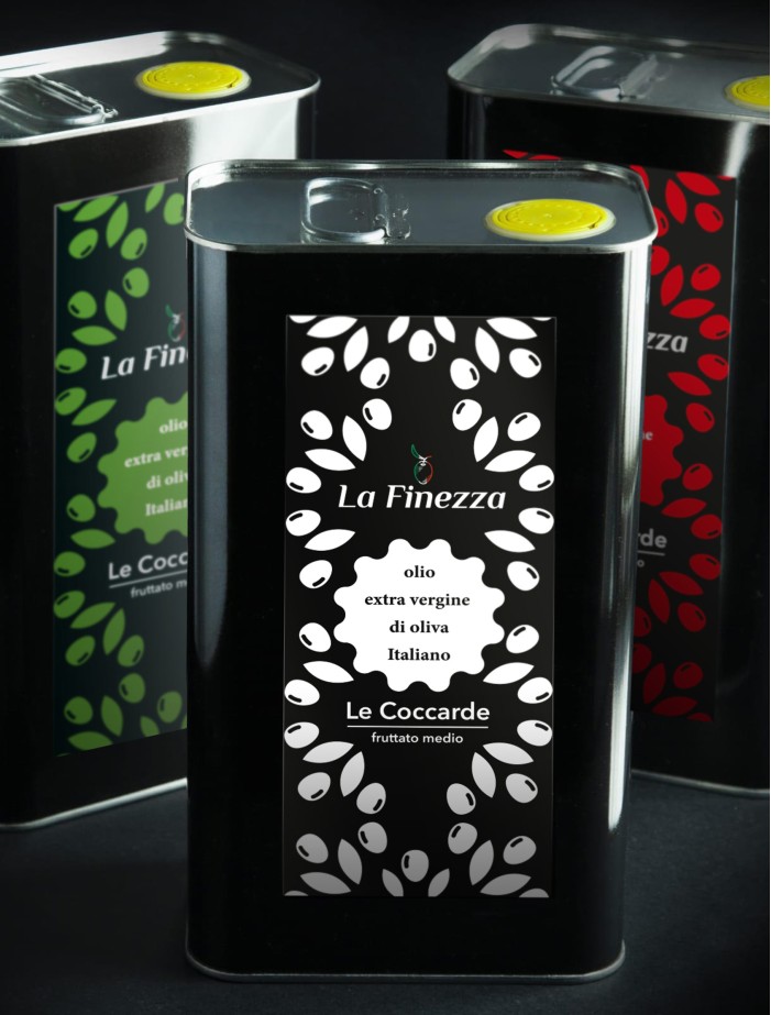 Le Coccarde Fruttato Medio - Latta Lt. 5