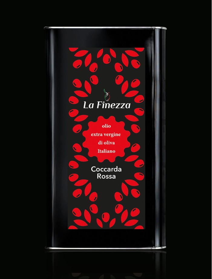 Le Coccarde ROSSA gusto deciso - Latta Lt. 5